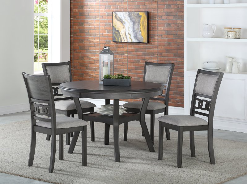 Round Solid Wood Dining Set