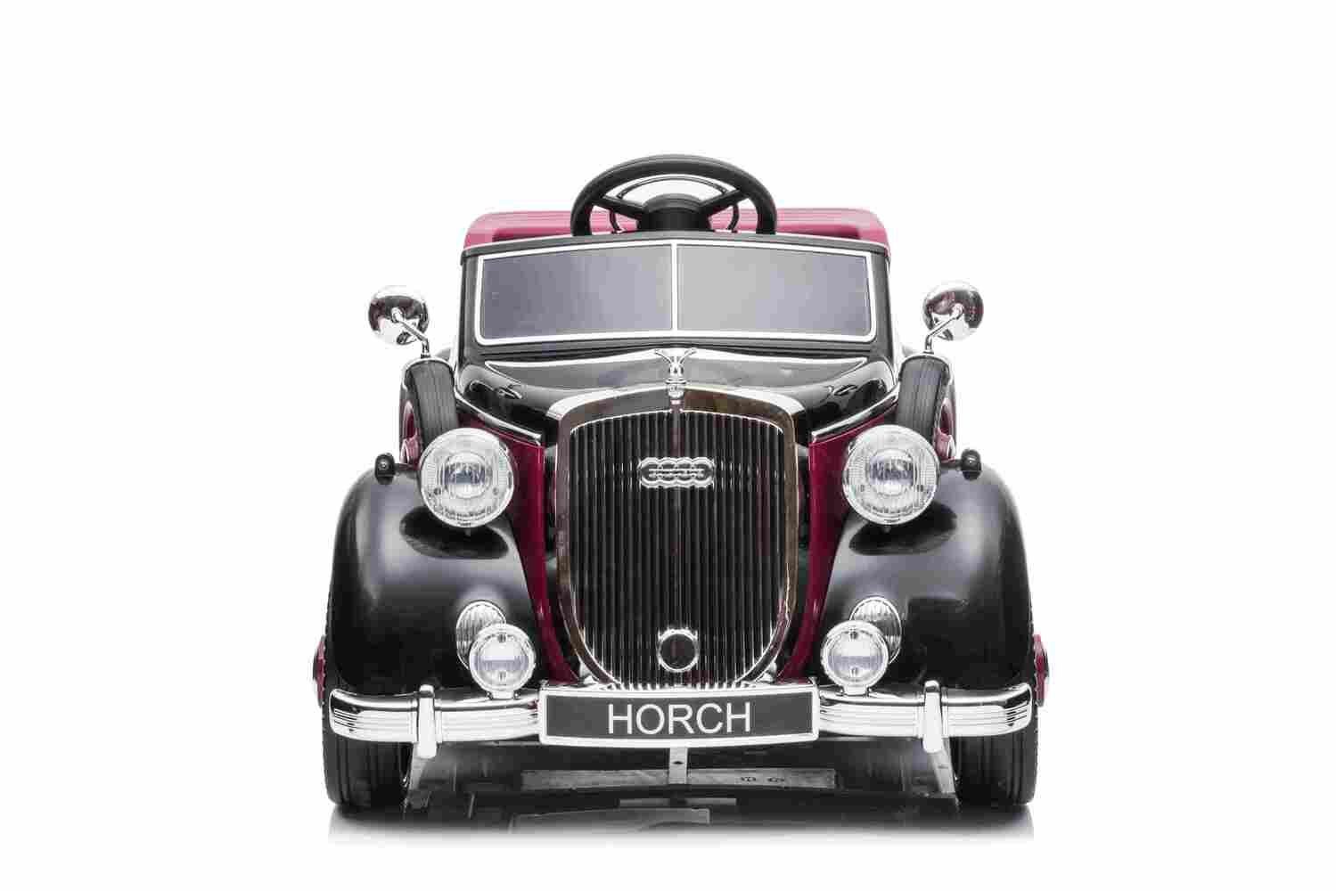 BoGi electric children's car Audi Horch children's vehicle 930V 2x120W vintage EVA 1xchild 1xadult
