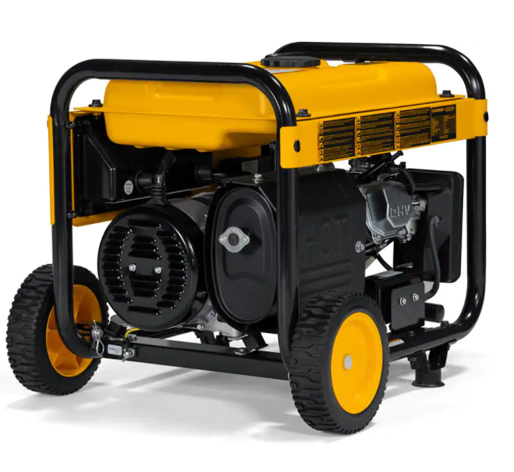 DEWALT 4000-Watt Manual Start Gas-Powered Portable Generator with Premium Engine, Covered Outlets and CO Protect