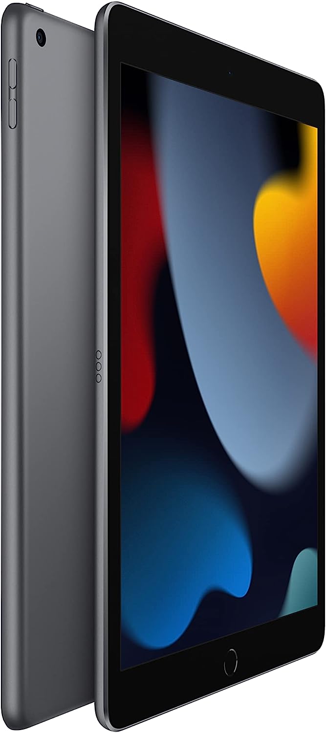 Apple iPad (9th Generation): with A13 Bionic chip, 10.2-inch Retina Display, 64GB,256GB, Wi-Fi, 12MP front/8MP Back Camera, Touch ID, All-Day Battery Life – Silver