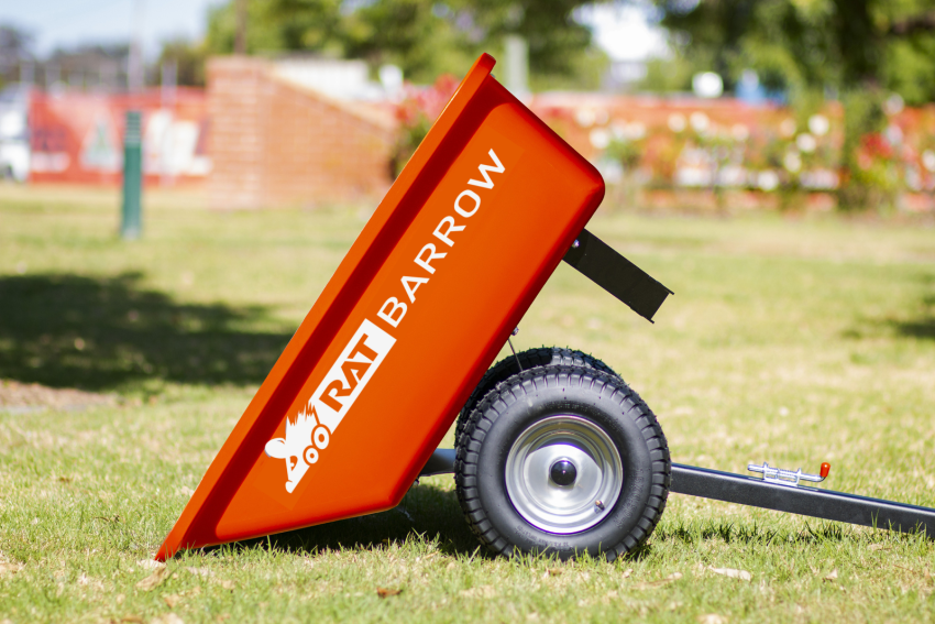 RAT Barrow Poly Tub Trailer | Orange Tub