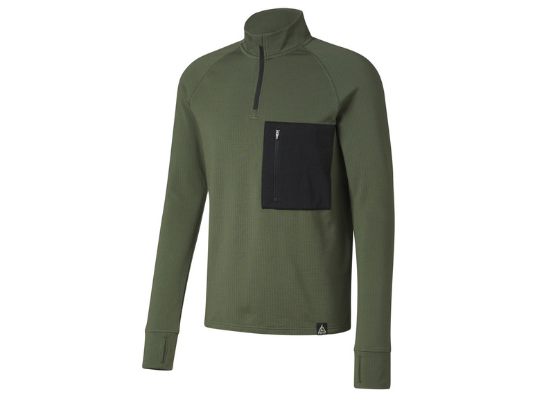 CRIVIT Herren Funktionsshirt mit Fleece-Innenseite