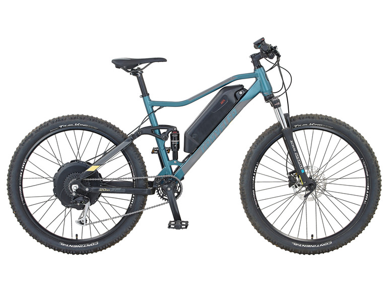 Prophete E-Bike Mountainbike »Alu-Full Suspension MTB 650B«, 27,5 Zoll