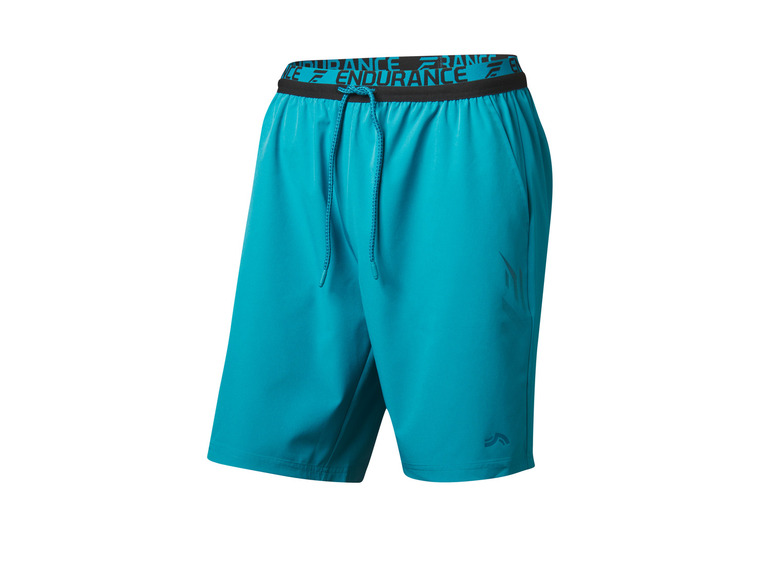 CRIVIT Herren Funktionsshorts, umlaufender Print am Bund