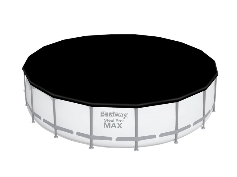 Bestway Steel Pro MAX™ Frame Pool Komplett-Set mit Filterpumpe, ca. Ø 549 x 122 cm
