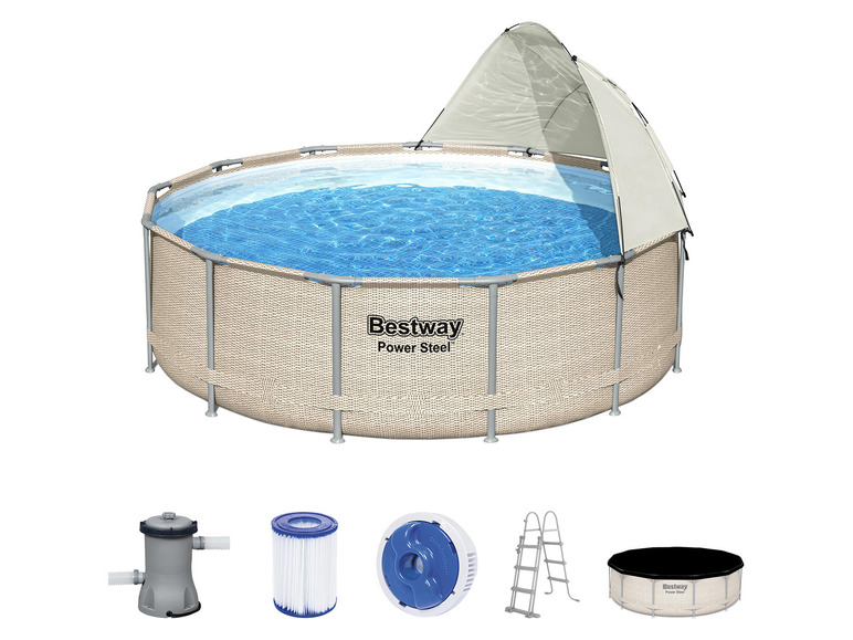 Bestway Bestway Power Steel 396x107cm Pool mit Filterpumpe