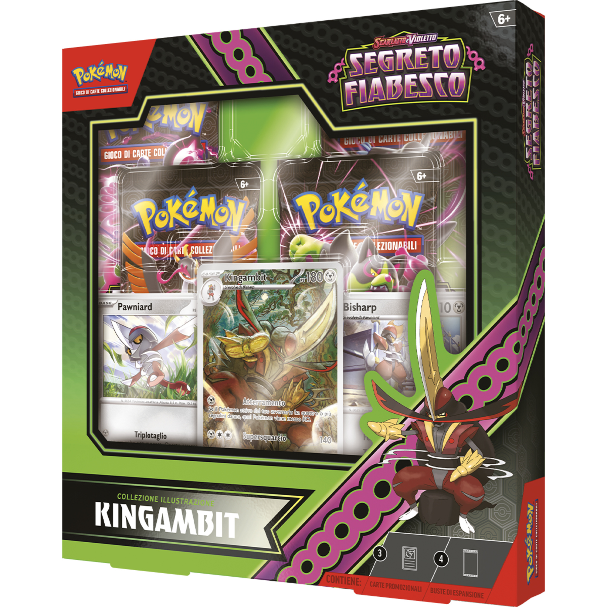 Pokemon sv6.5 segreto fiabesco collezione illustrazione kingambit