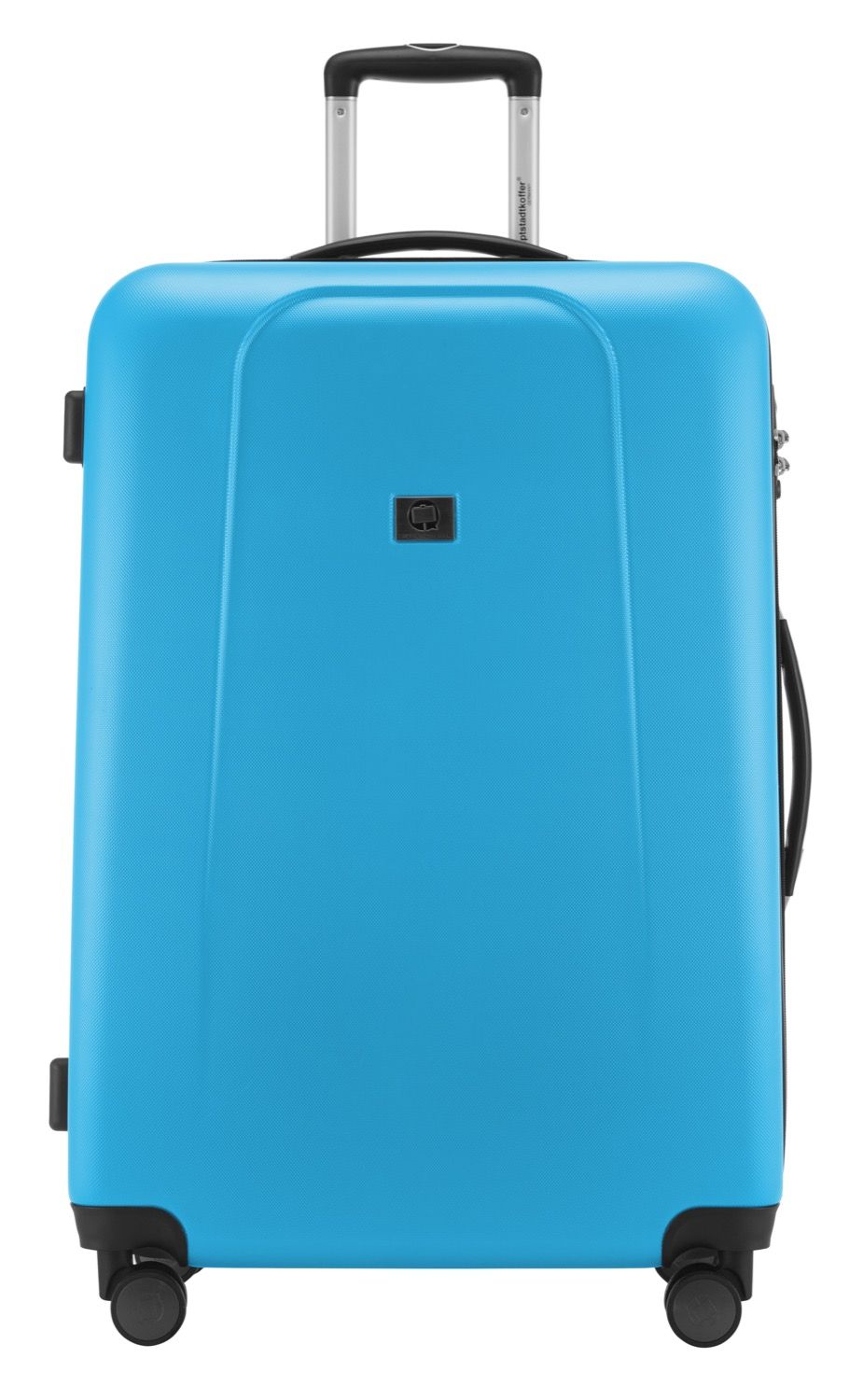 Wedding - Suitcase hard shell cyan blue matt, TSA, 75 cm, 103 litres