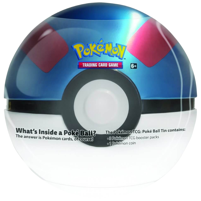 Pokemon tin poke ball reprint assortito