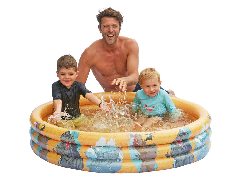 Jurassic World 3-Ring-Pool, Dino-Design, 122 x 23 cm