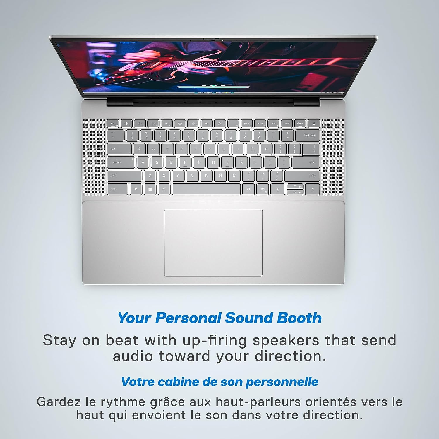 Dell Inspiron 16 5635 Laptop - AMD Ryzen 7-7730U, QHD 16 inch, 16GB LPDDR4x RAM, 1TB SSD, AMD Radeon Graphics, Windows 11 Home, 1 Year Premium Support - Platinum Silver