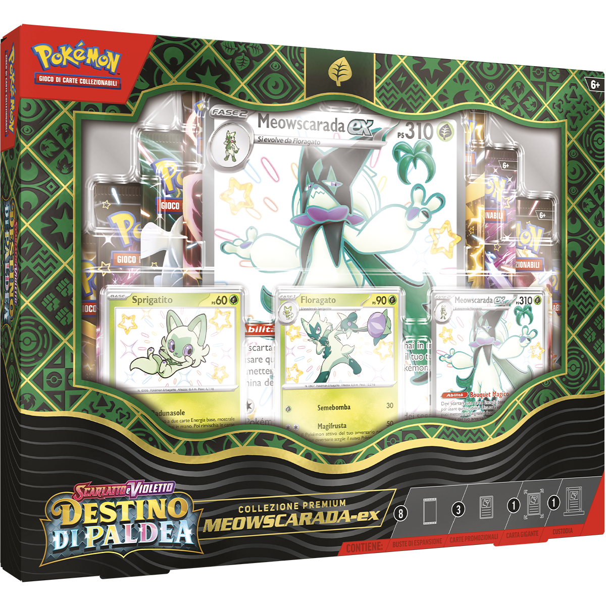 Pokémon destino di paldea collezione premium