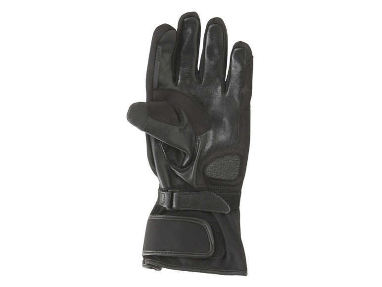 CRIVIT Damen / Herren Motorradhandschuhe mit echtem Leder