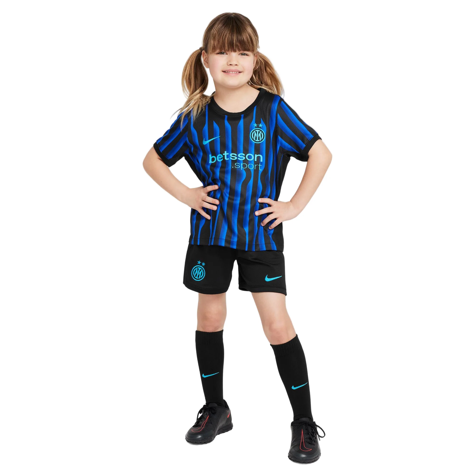 Inter Milan 25/26 Home Little Kids Football Kit