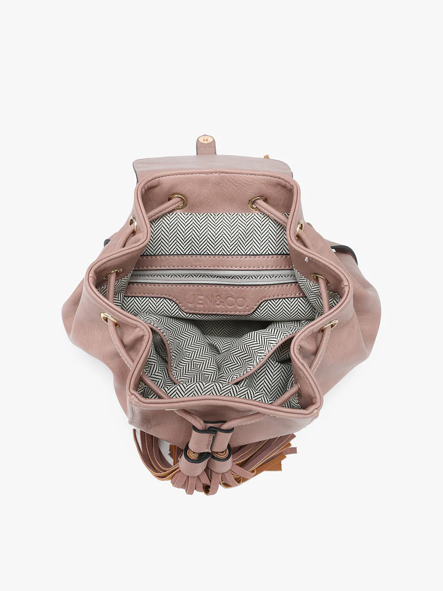 Jewel Vegan Bucket Backpack