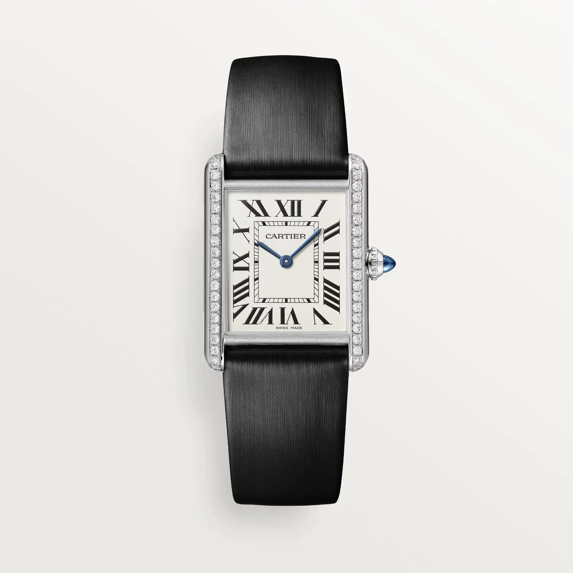 Cartier Tank Must Watch Diamond Large Model 33.7 mm W4TA0017