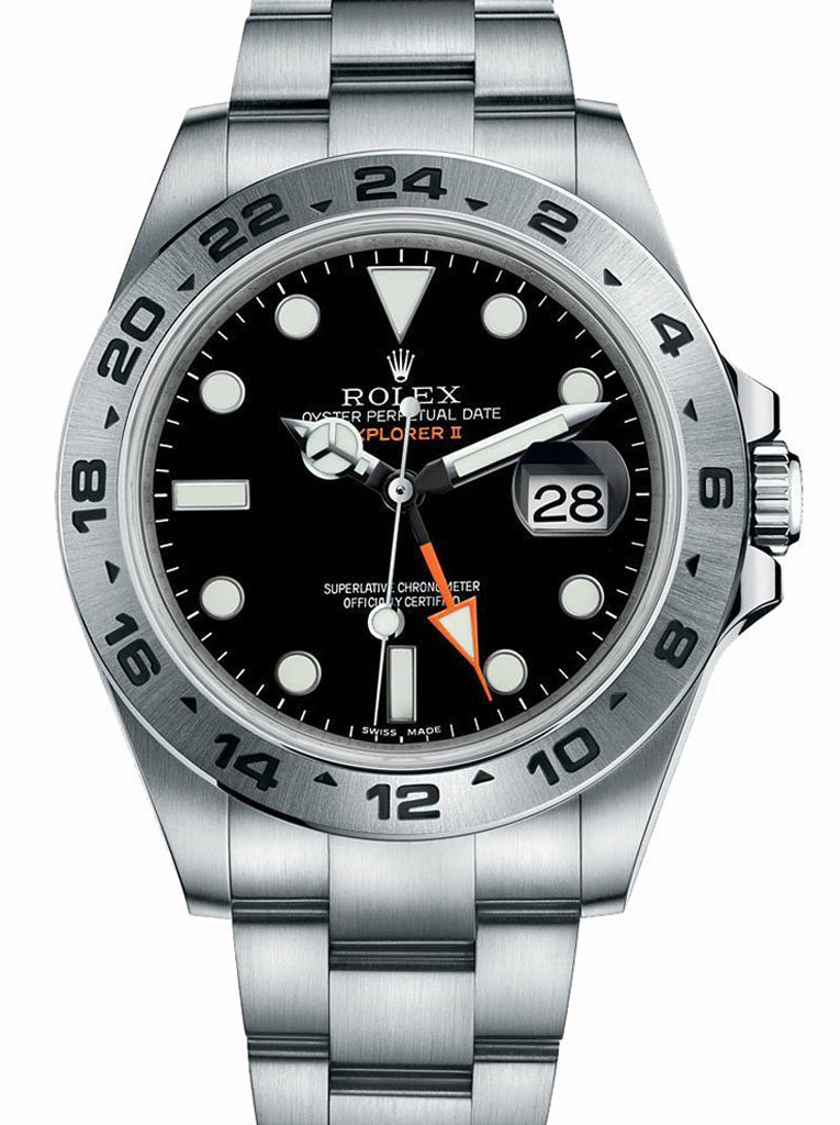 Replica Rolex Explorer II 42mm Black Dial 216570 BKSO