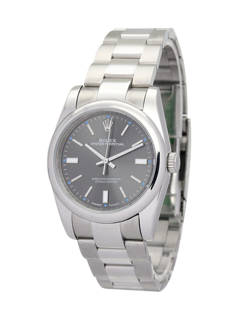 Replica Rolex Oyster Perpetual Lady 31mm Black Dial 177200-2