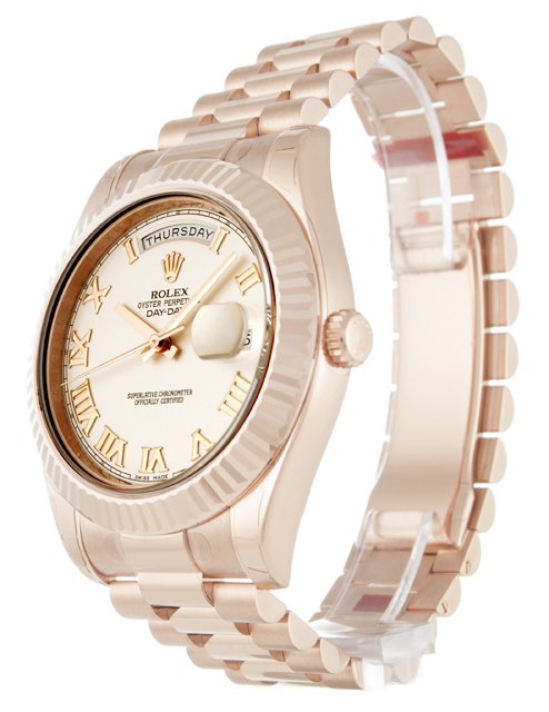 Replica Rolex Day-Date II 41mm Ivory Dial 218235