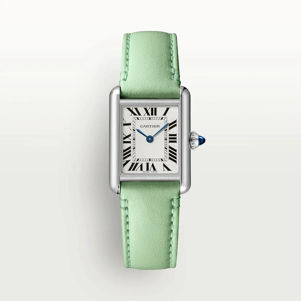 Cartier Tank Must Watch Small Model Green WSTA0061