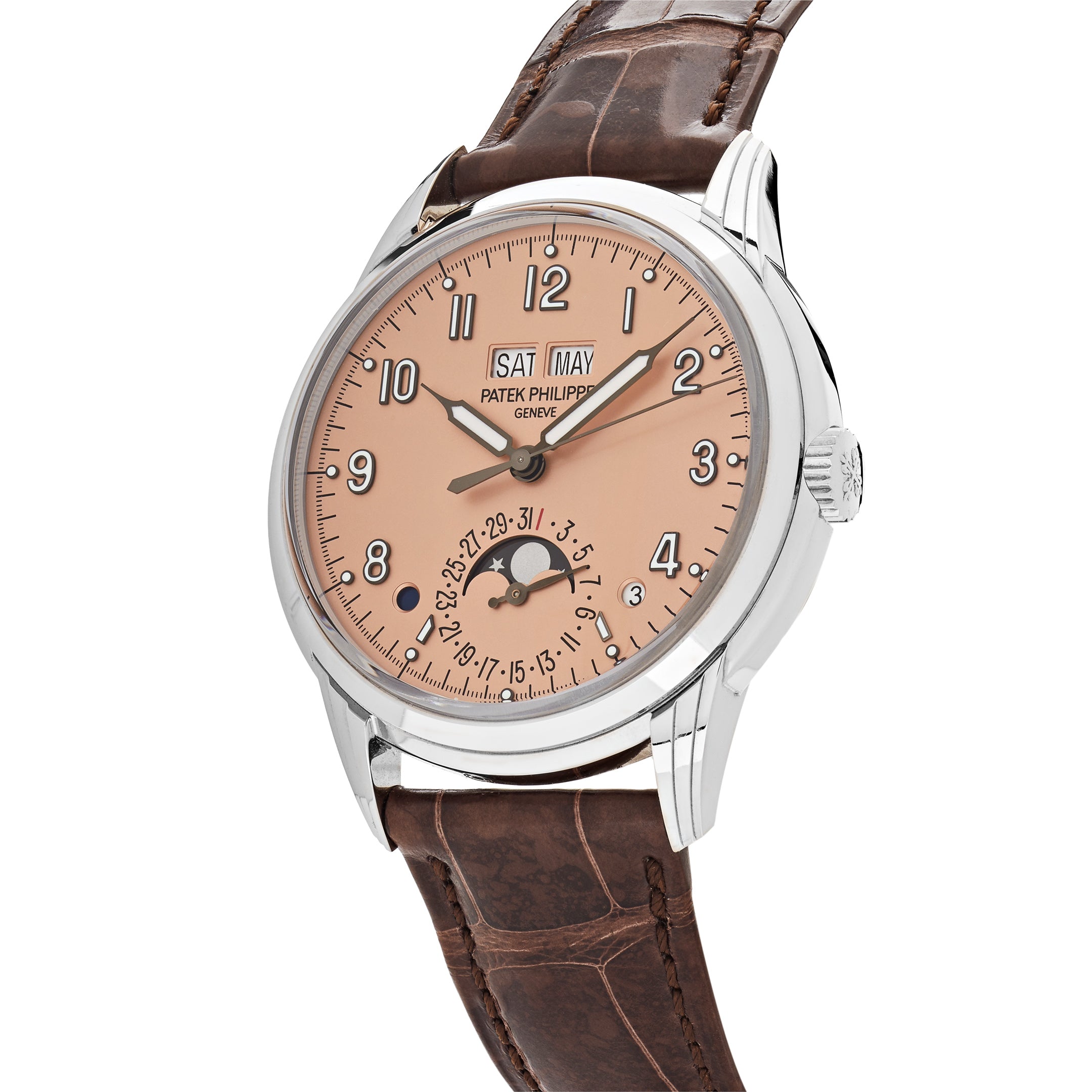 Patek Philippe Grand Complications Perpetual Calendar White Gold Salmon Dial 5320G-011