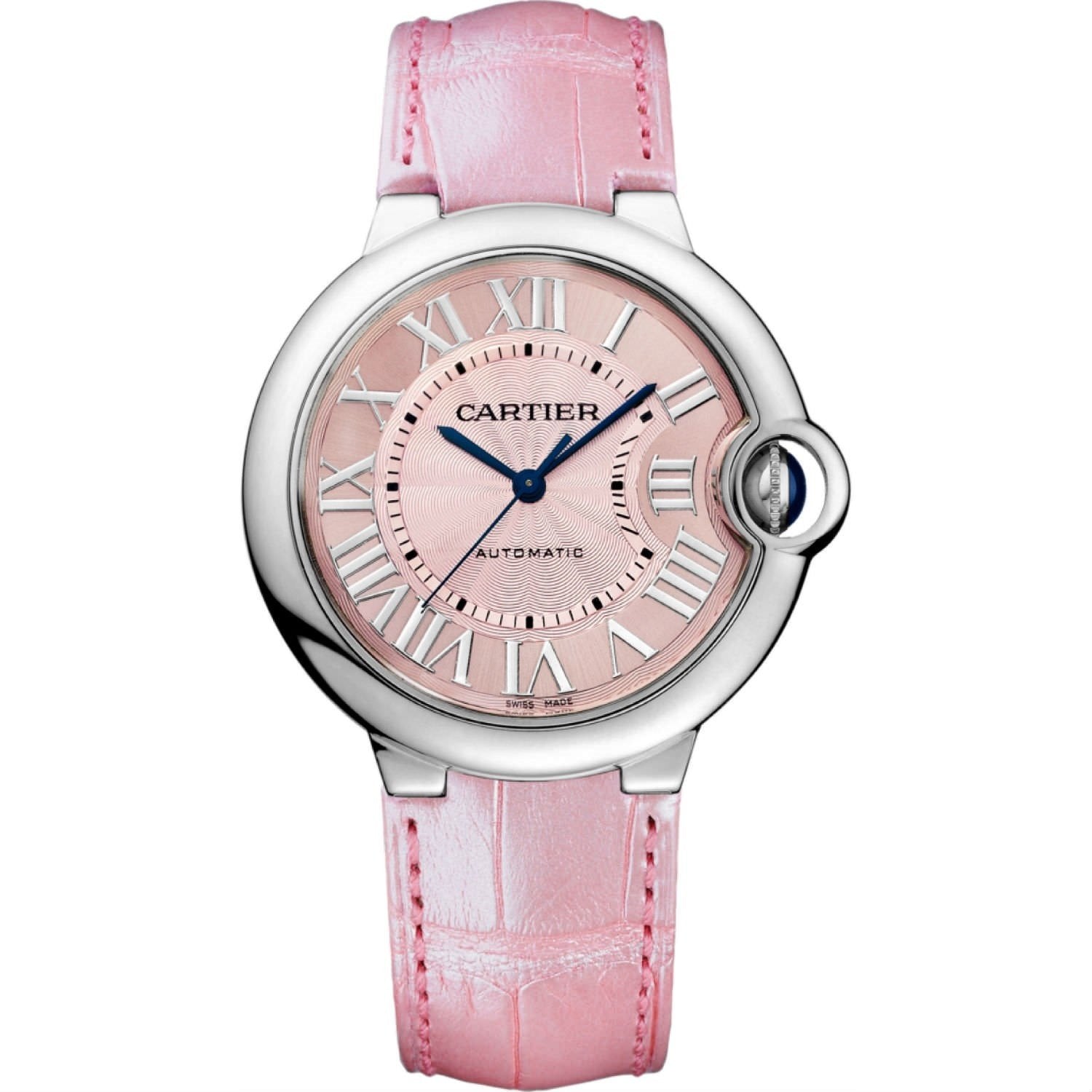 CARTIER Ballon Bleu Bleu Pink Dial 36mm WSBB0007