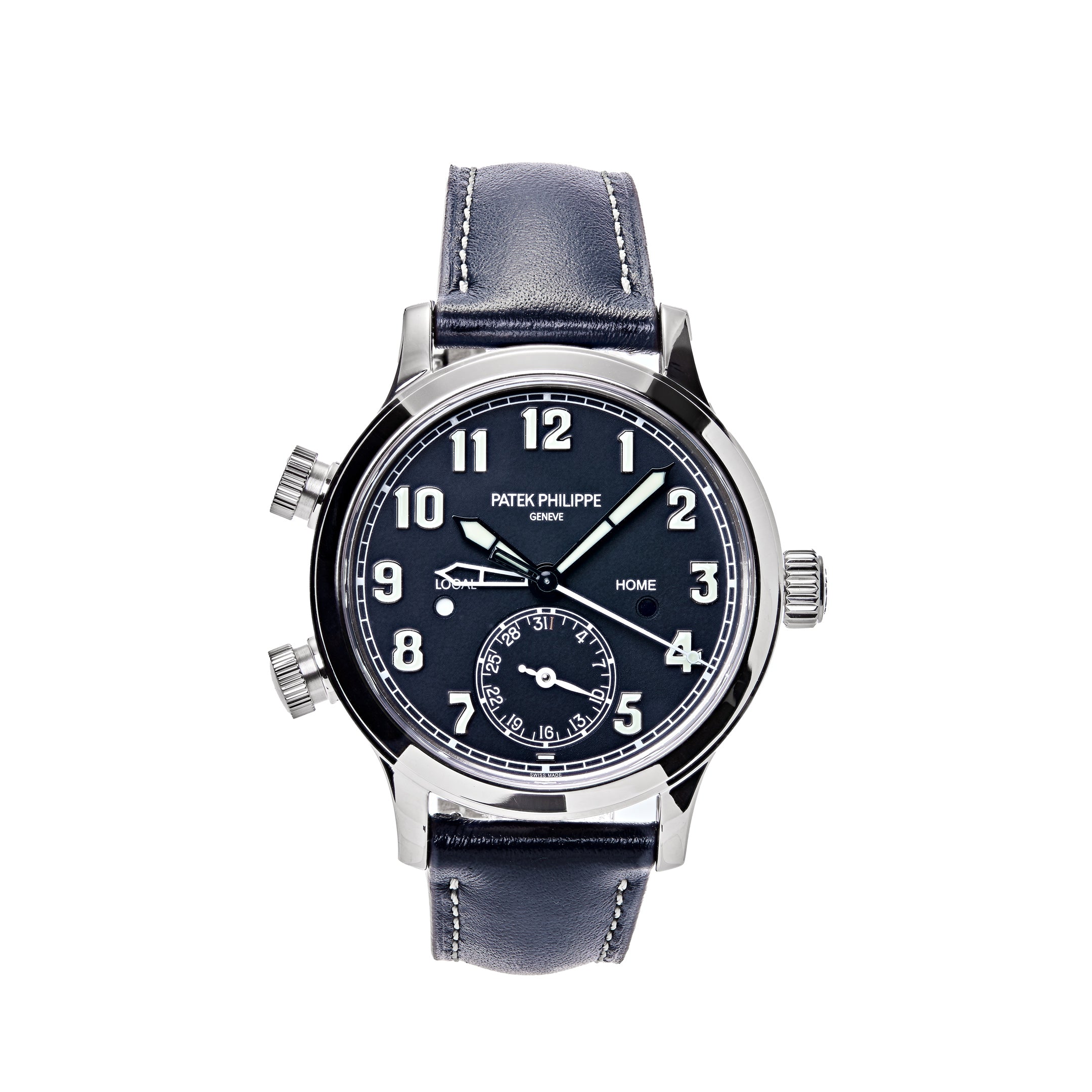 Patek Philippe Calatrava Pilot Travel Time White Gold 7234G-001