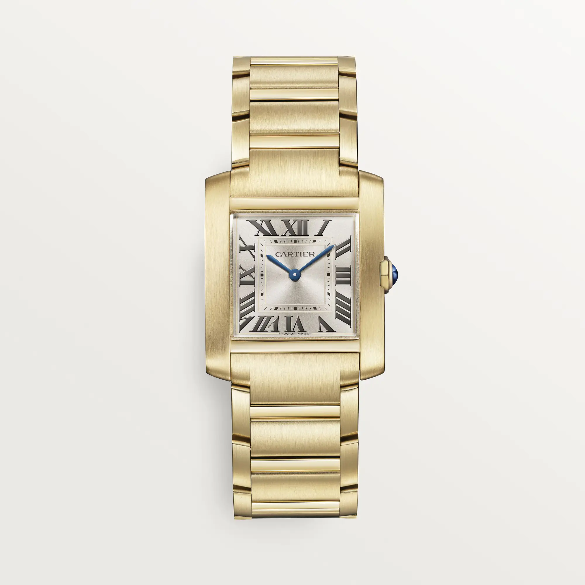 Cartier Tank Francaise Watch Medium Model Yellow Gold WGTA0113