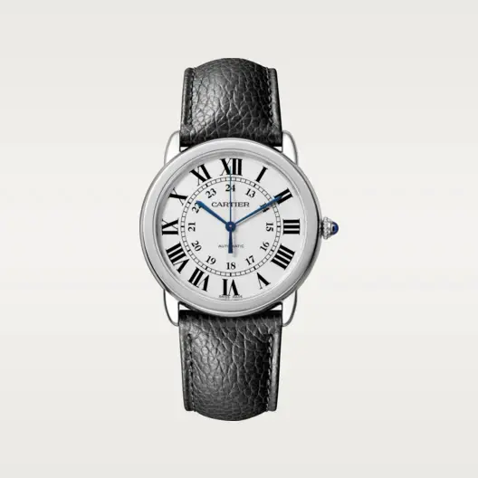 CARTIER MONTRE RONDE SOLO Silver Gray 36mm WSRN0021