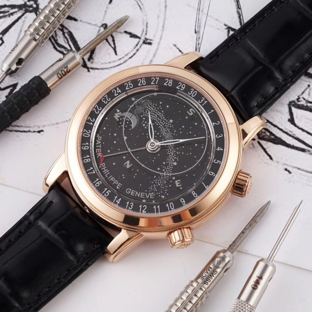 Patek Philippe Grand Complications Celestial Moon Age Rose Gold 6102R-001