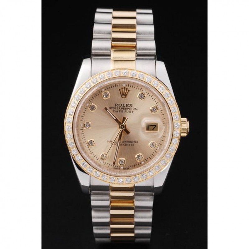 Superclone Rolex Datejust 36mm Gold Dial SRL40