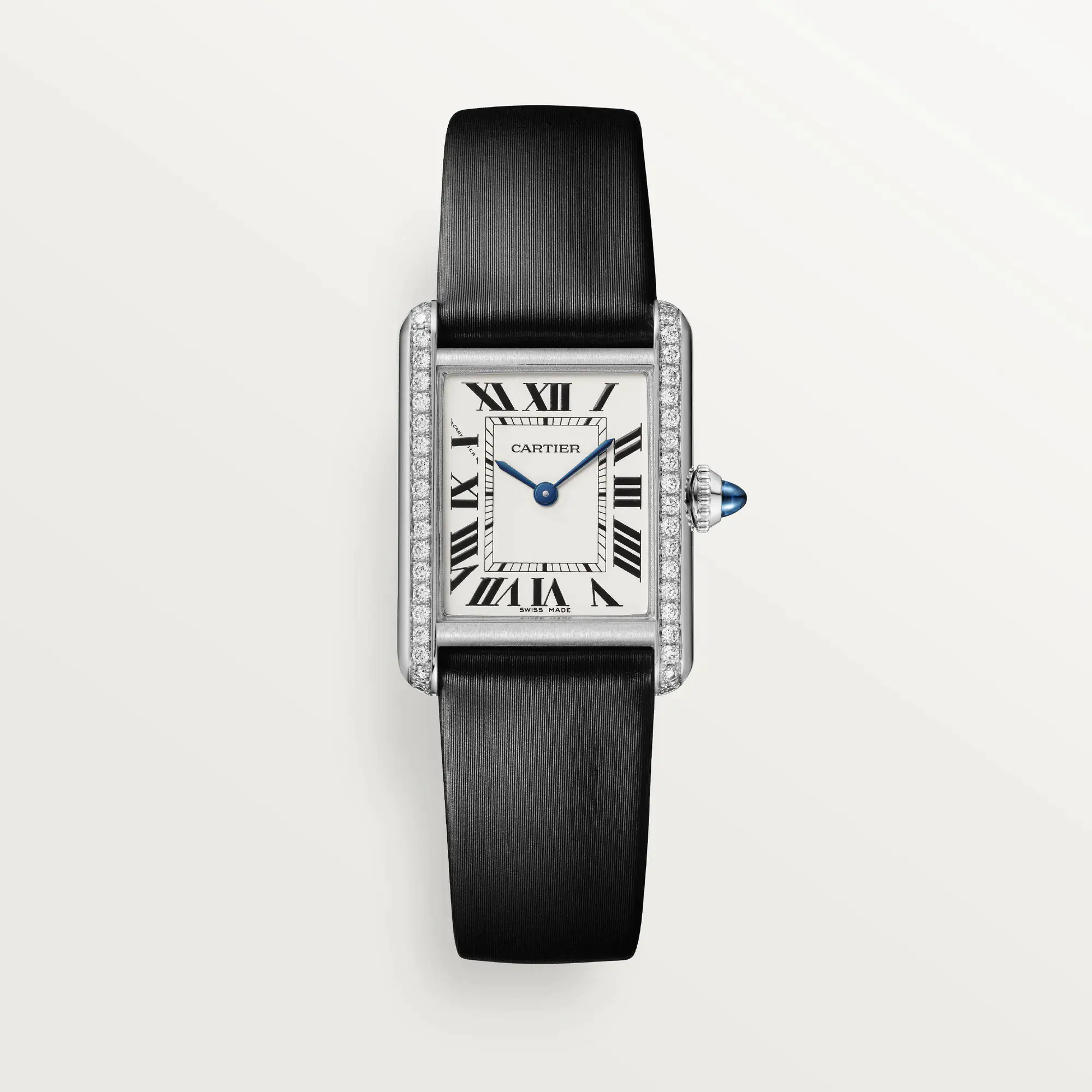 Cartier Tank Must Watch Diamond Small Model 27 mm W4TA0016