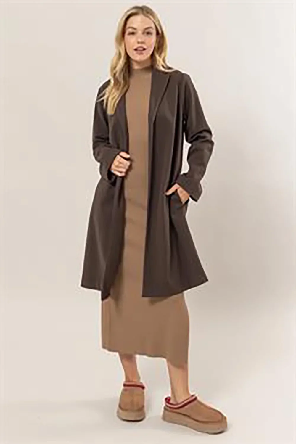 Oversized Long Blazer Jacket Professional Outerwear for Boutique Collections Blazer