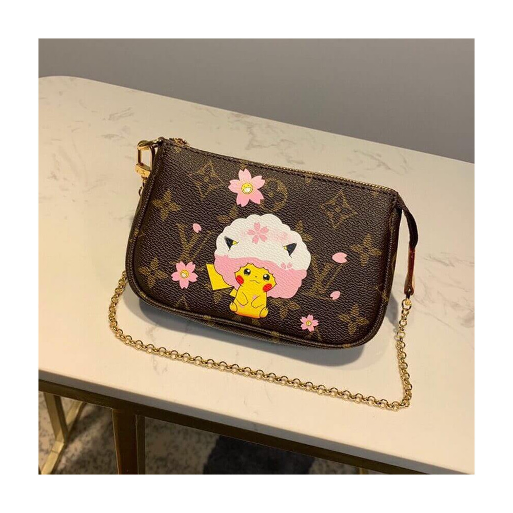 Louis Vuitton Pikachu Print Mini Pochette Accessoires