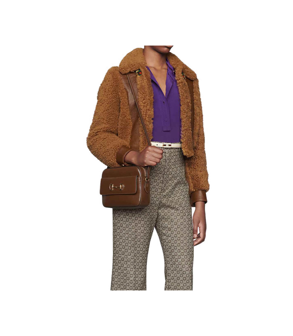 Gucci Horsebit 1955 Small Leather Shoulder Bag