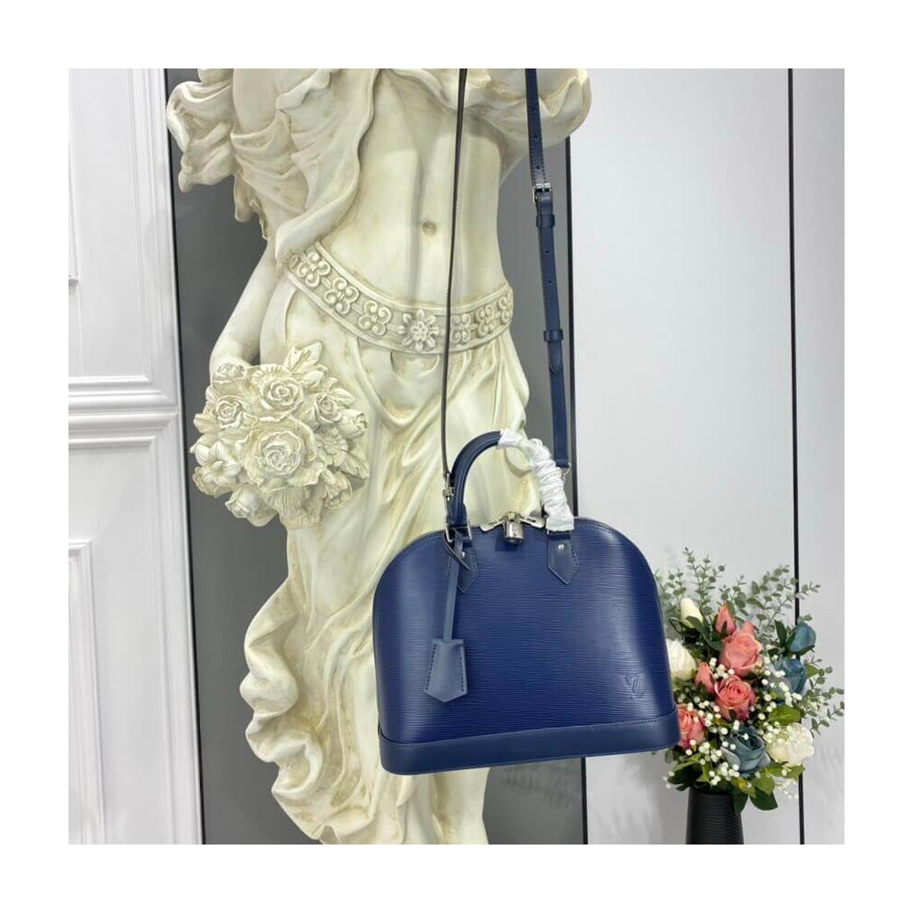 Louis Vuitton Epi Leather Alma PM Blue