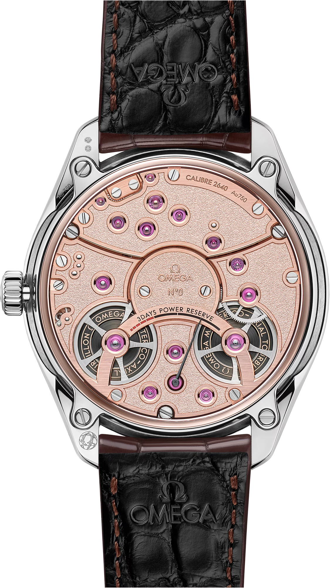 2025 Omega de Ville Toubillon Canoups Gold on Strap