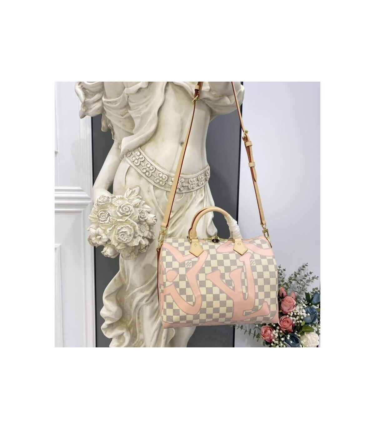 Louis Vuitton Damier Azur Speedy Bandouliere 30