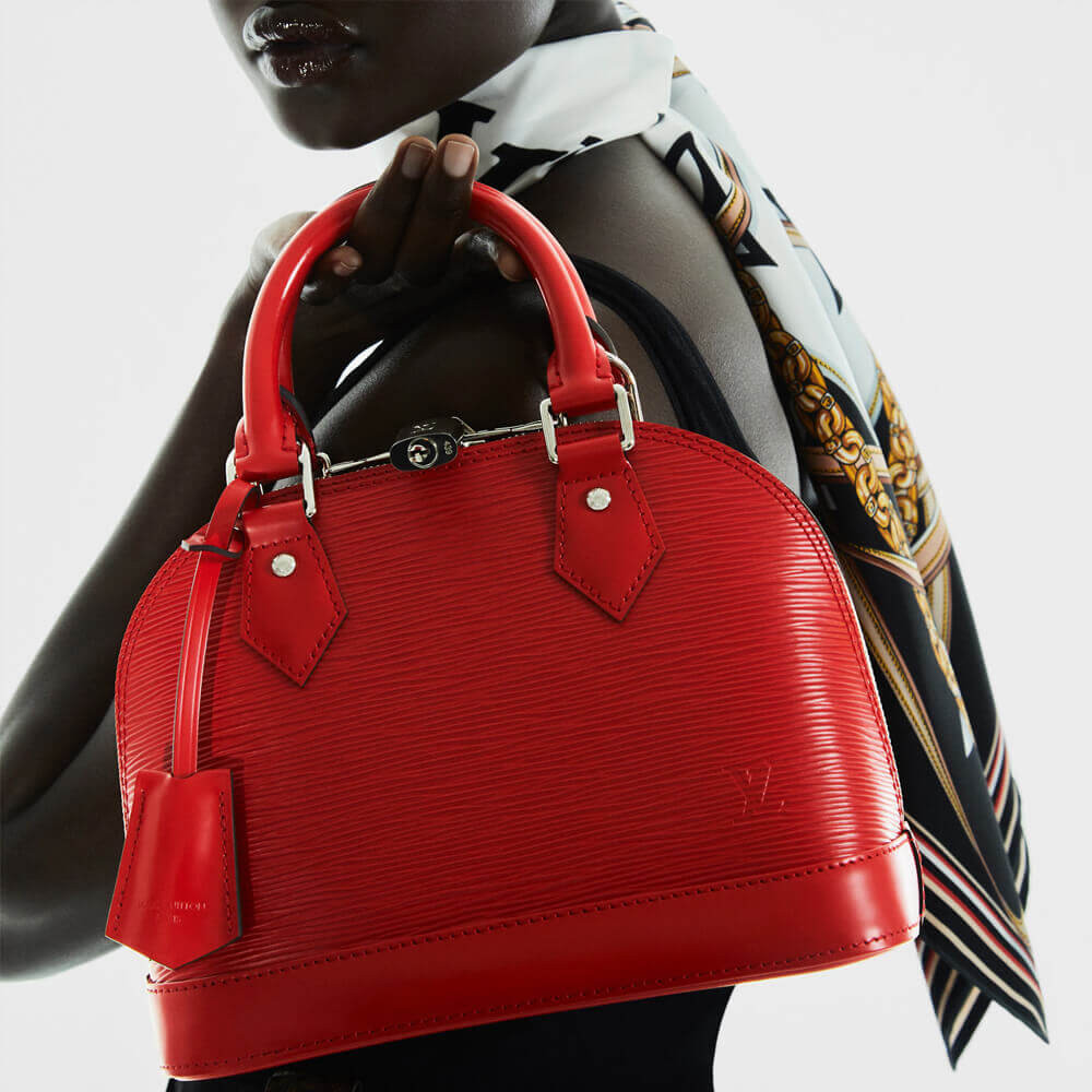 Louis Vuitton Epi Leather Alma BB Red