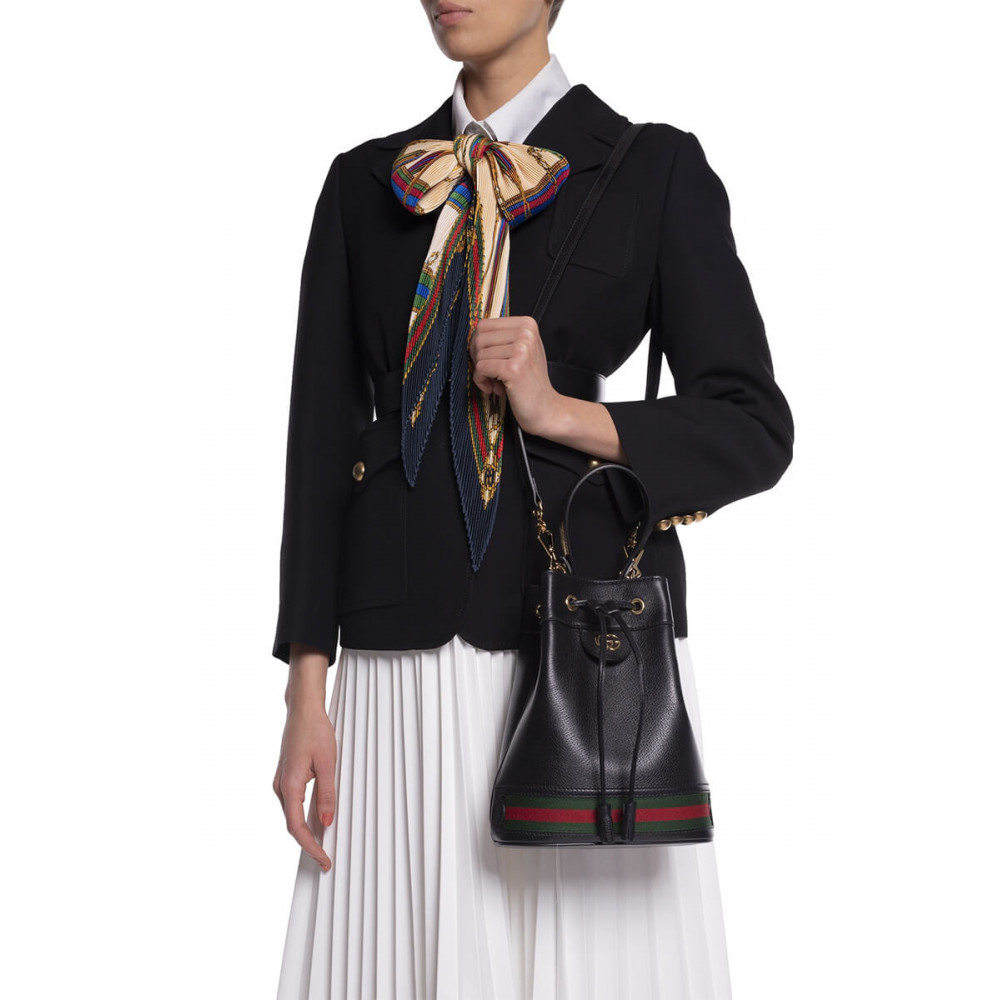 Gucci Ophidia Small Bucket Bag Black