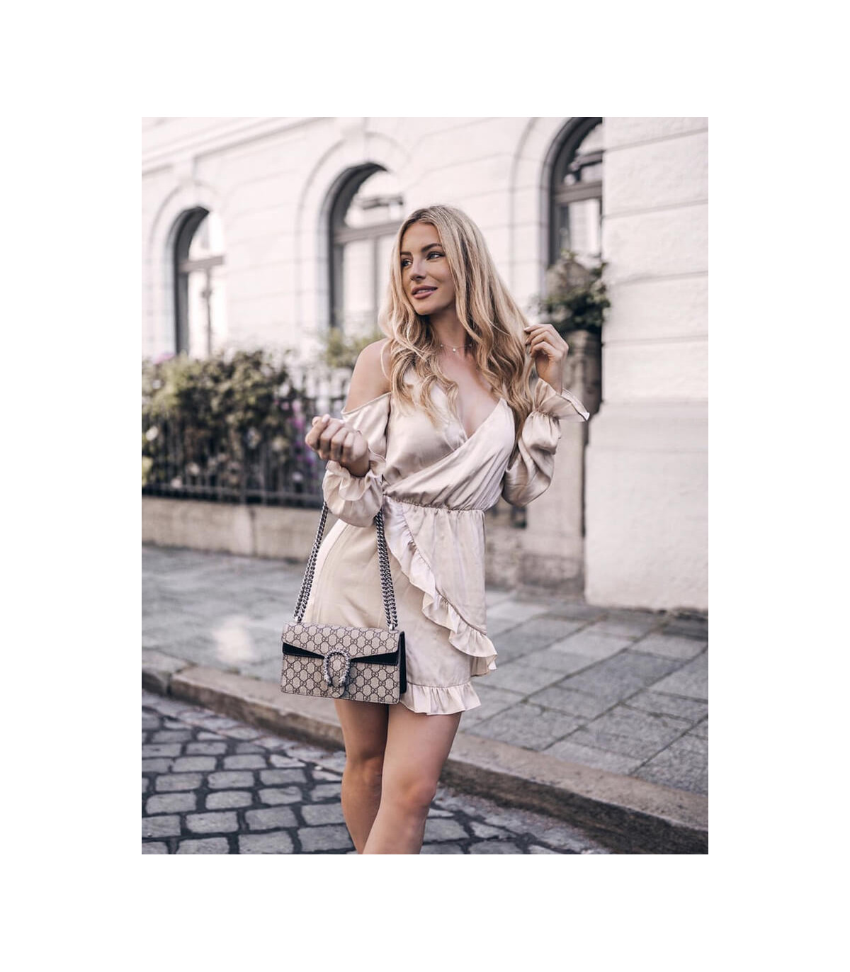 Gucci Dionysus GG Canvas Small Shoulder Bag Black