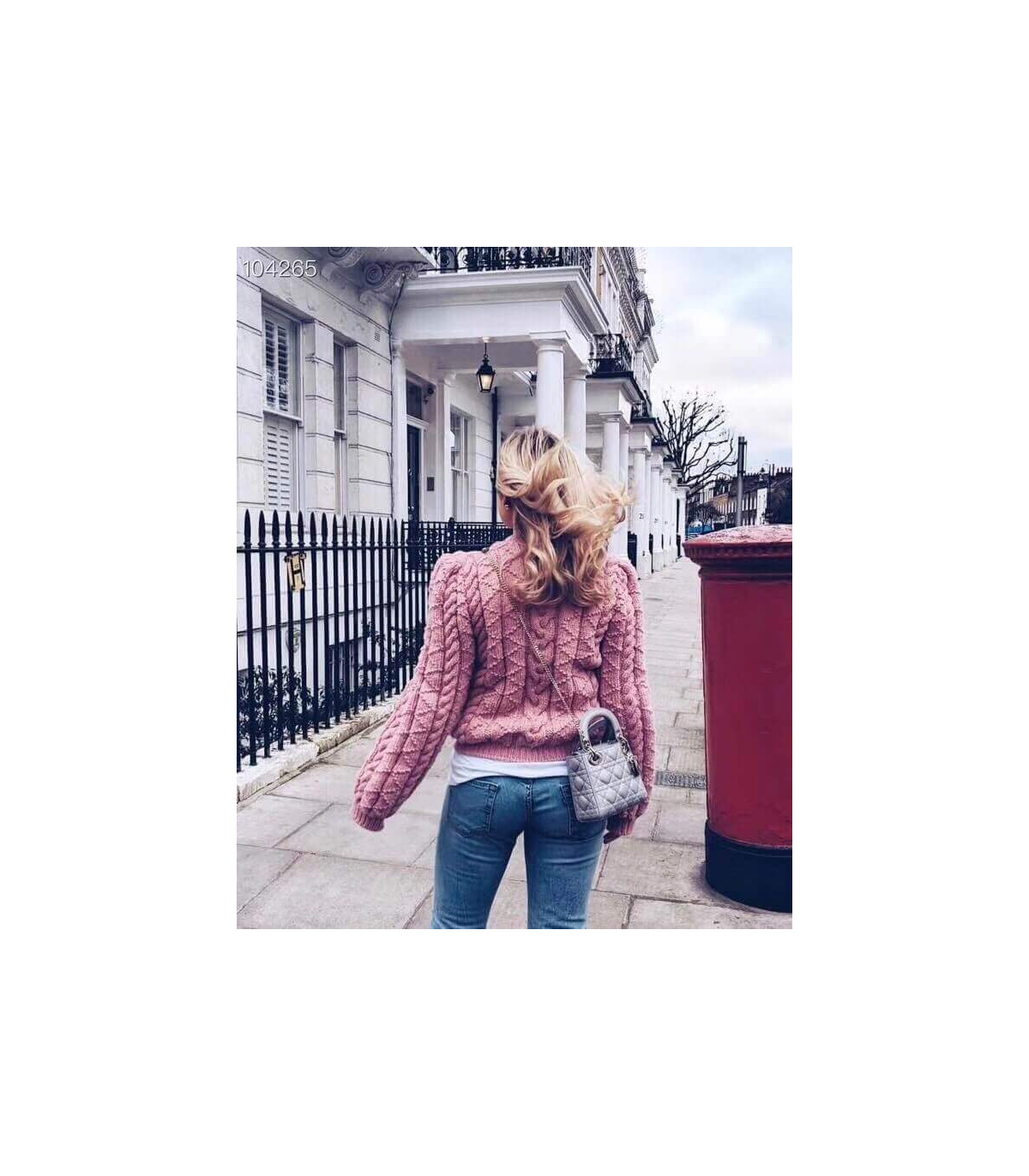 Dior Christian Dior Mini Lady Dior Bag Grey Cannage Lambskin