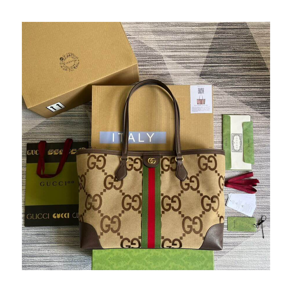 Gucci Ophidia Jumbo GG Medium Tote