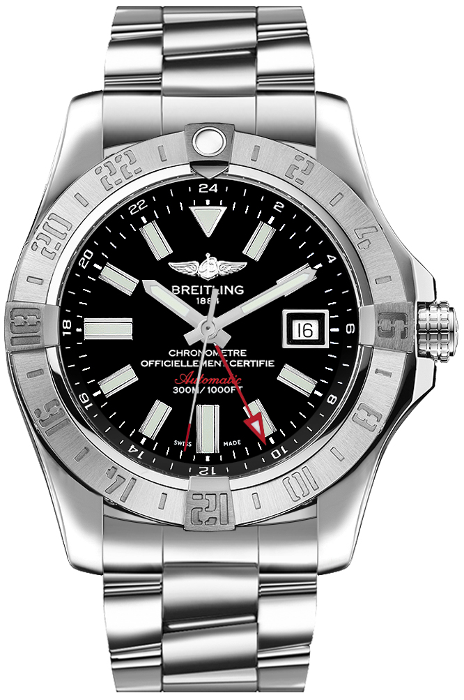 Breitling Avenger II GMT Black Dial 43mm