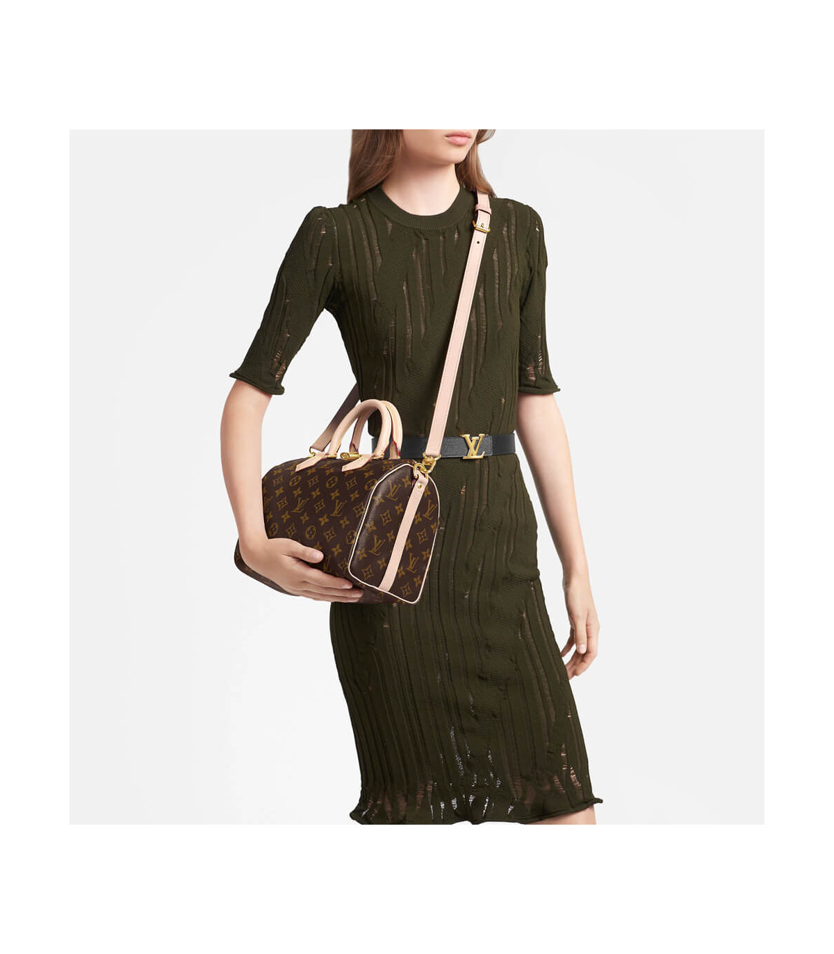 Louis Vuitton Monogram Speedy Bandouliere 25