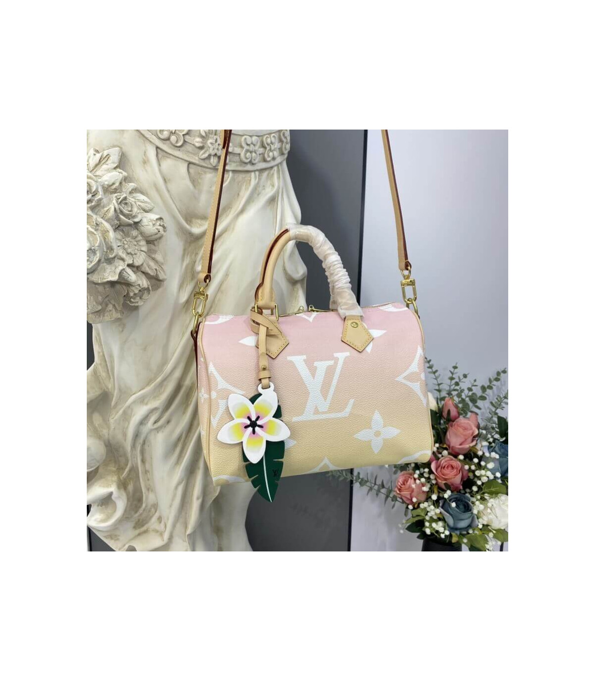 Louis Vuitton Speedy Bandouliere 25 Pink