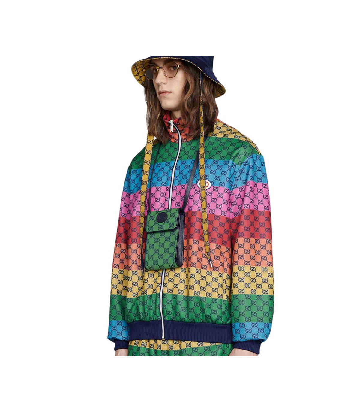 Gucci GG Multicolour Mini Bag Green