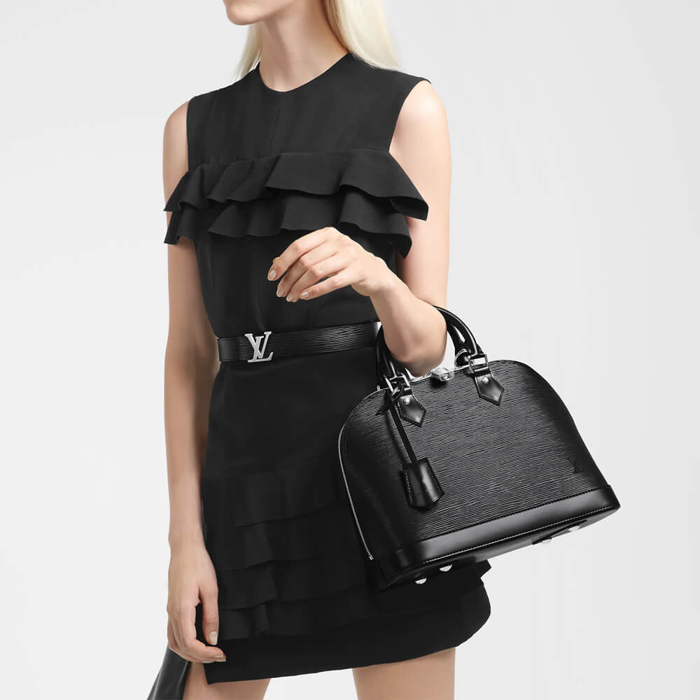 Louis Vuitton Epi Leather Alma PM Black