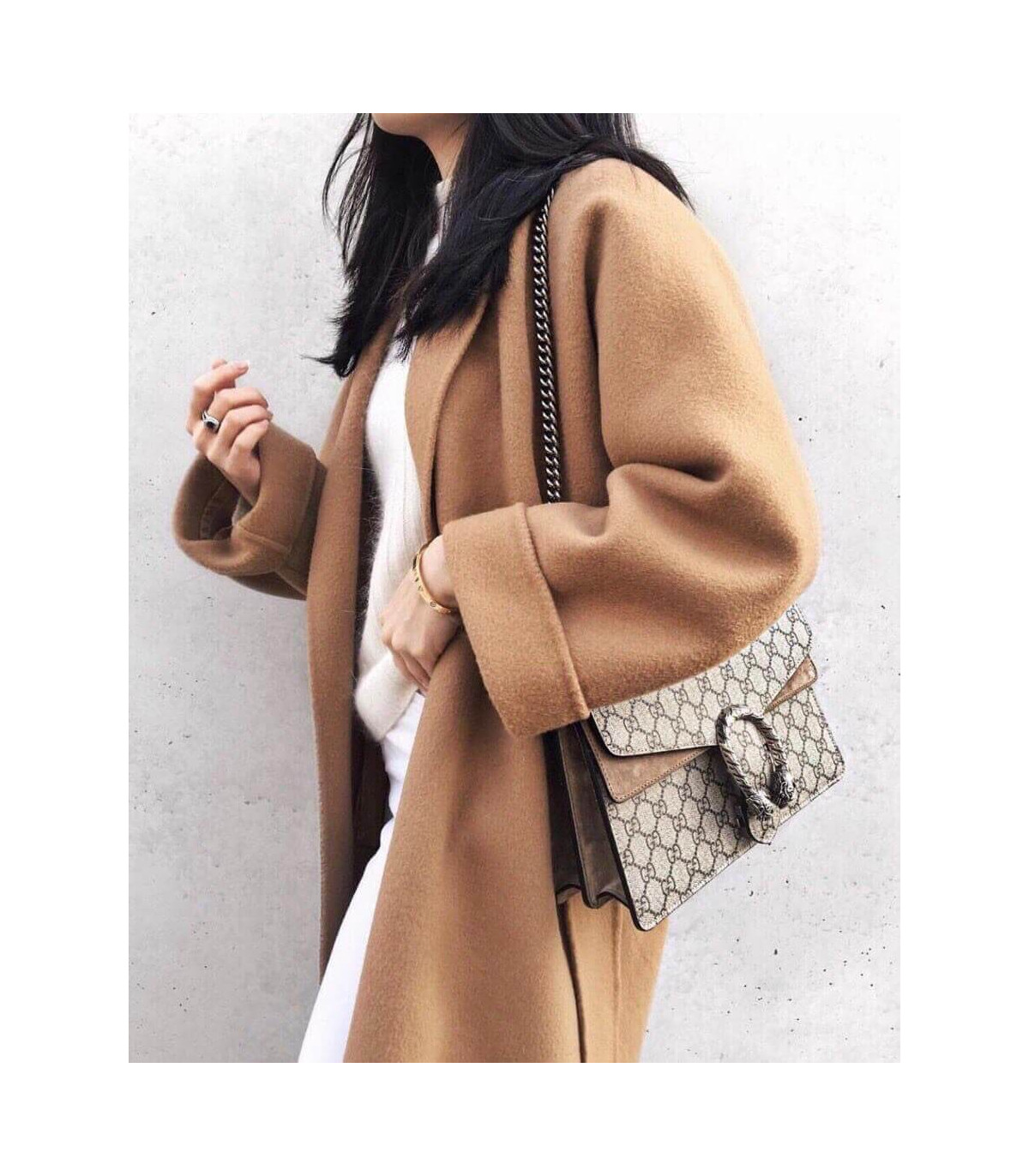 Gucci Dionysus Small GG Shoulder Bag Apricot