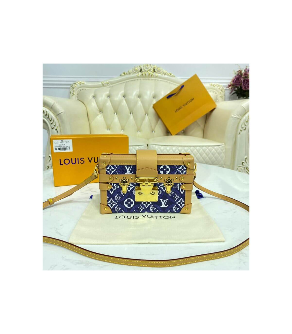 Louis Vuitton Since 1854 Petite Malle Blue